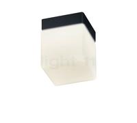 Helestra Keto, lámpara de techo LED, negro mate - angular