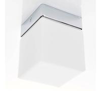 Helestra Keto plafón LED, cubo, cromo