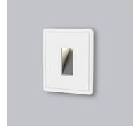 Helestra Les Lámpara de pared LED empotrable IP65 blanco 4W