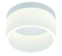 Helestra Liv 17 W - Lámpara LED de techo con difusor de acrílico blanco mate, diámetro: 200 mm Deck enpot redondo IP30 3000 K, intensidad regulable