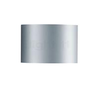 Helestra Siri, lámpara de pared LED, gris plateado - circular - 15 cm