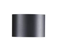 Helestra Siri, lámpara de pared LED, negro mate - circular - 15 cm