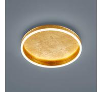 Helestra Sona plafón LED atenuable Ø40cm dorado