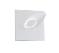 Helestra Tail, lámpara de pared LED, blanco mate