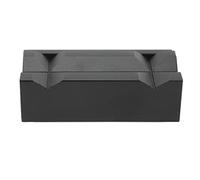 HELEVIA Almohadillas Magnéticas para Mordazas de Banco, Palanquilla de Acero, Superficie Ranurada de Aluminio, Multiusos para Piezas de Madera, Metal y Plástico, Automóvil, Ideal para