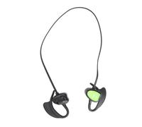 HELEVIA Auriculares para Natación, Bluetooth Inalámbricos IPX8, Resistentes Al Agua, con Cancelación de Ruido, Auriculares Deportivos con Mensaje de Voz Inteligente para Nadar, Surfear, (Verde)