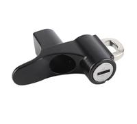 HELEVIA Bloqueo de Gancho de Seguridad del Casco de Motocicleta con 2 Llaves de Tornillo de 6 Mm Aleación de Aluminio Anti lo Anti Theft para Moto Scooters