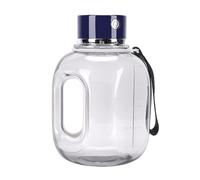 HELEVIA Botella de Agua de Hidrógeno, 1.8L 1800PPb PCTG Jarra Generadora de Agua Rica en Hidrógeno Portátil a Prueba de Fugas con Carga Tipo C, para Viajes de Fitness en el Hogar (Azul oscuro)