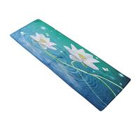 HELEVIA Camino de Baño, Práctico Antideslizante, Franela Transpirable, Suave, Cómoda, Exquisita Alfombra Decorativa, con Eliminación de Polvo Antideslizante para Cocina, Sala de Estar, (50 * 80cm)