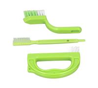 HELEVIA Cepillo para Lechada, 3 Piezas de Herramientas de Limpieza Rígidas con de Plástico ABS y Cerdas de Polipropileno, para Juntas y Costuras de Azulejos de Cocina, Baño Ducha