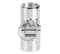 HELEVIA Conector de tubo de acoplamiento plegable de acero inoxidable, 20 mm/0,79 pulgadas, resistencia a la corrosión, curva de 180 grados con punta para bimini tops, mástil de bandera (25 mm)