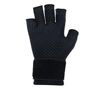 HELEVIA Guante de Paquete de Hielo para Manos de Gel Frío y Caliente, Muñequera Ajustable Portátil con Diseño de Dedo Abierto para un Alivio Rápido del Dolor (M: (17x22cm))