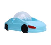 HELEVIA Hamster Ejercicio Bola Sports Car, Plástico Que Gira Suavemente el Juguete de Bola de Hámster, para Fomentar los Hábitos de Movimiento de la Naturaleza (Azul)