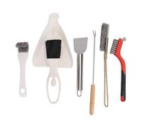 HELEVIA Juego de Herramientas de Cepillo de Limpieza para Jaulas de Pájaros, Raspador Removedor de Excrementos de Pájaros de Acero Inoxidable, para Artículos de Periquitos