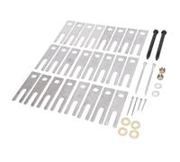 HELEVIA Kit de Cuña de Brazo Trasero de Acero Inoxidable, Repuesto de Alta Resistencia para 1963-1982