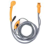 HELEVIA Kit de Ducha de Enchufe del Automóvil, Kit de Ducha de 36 W Portátiles de Ducha con el Vehículo Eléctrico Portátil, para Riego de Lavado de Automóviles para Acampar (Naranja)