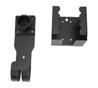 HELEVIA Kit de Montaje de Pared de Soporte de Cargador EV Apropiado para el Conector J1772, Soporte de Cable de Carga de Gancho de Acero Al Carbono J EV, para Vehículos Eléctricos