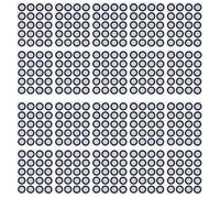 HELEVIA Marcador de Escaneo 3D, Diámetro Exterior Interno de 19 Mm de 12 Mm, Punto de Referencia de Puntos de Seguimiento 3D Preciso, Adhesivo Fuerte, Objetivos de Posicionamiento