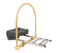 HELEVIA Marco para Equipo de Spa de Cabeza con Kit de Almohada, Equipo de Spa de Cabeza con Circulación de Agua, Soporte Ajustable en Forma de U, para Ducha de Masaje de Peluquería (Tubo redondo)