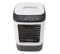 HELEVIA Mini Aire Acondicionado, Refrigerador Accionado por USB de 12W y 900ml con Nebulización Humidificadora para Oficina de Escritorio en Casa