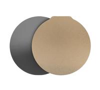 HELEVIA Placa de Compilación de PEI de Doble Cara, Plataforma de Estampado de Cama Caliente con Textura con Lecho Magnético Redondo de 200 Mm de Diámetro