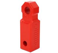 HELEVIA Receptor de Montaje de Remolque Receptor de Enganche de Alta Resistencia Aleación de Aluminio, con Resistencia a la Rotura 18T para Camiones SUV 4x4 Recuperación de Vehículos (Roja)