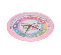 HELEVIA Reloj de Pared 10,2 Pulgadas Tiempo de Dibujos Animados