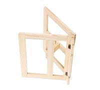 HELEVIA Soporte de Madera para Libros, Soporte de Lectura Ajustable para Recetas de Libros de Cocina con Diseño de Página Fija, Ligero y Portátil para Niños y Adultos (Clip de madera)