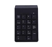 HELEVIA Teclado Numérico Ultradelgado Inalámbrico 2,4G, 18 Teclas con Mini Receptor USB, Modo de Suspensión Automático, Nuevo Pro