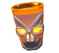 HELEVIA Velas sin Llama con Forma de Taza de Terror Gótico de Lámpara de
