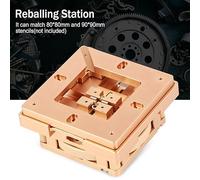 HELEVIA WN8090 Estación de Reparación BGA Kit de Reparación de Soldadura con Plantilla de Imán Automático Estación de Soldadura