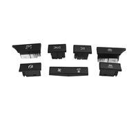 HELEVIA X3 X4 F25 F26 2013-2018 Reemplazo del Botón de Aire Acondicionado, Perilla de Control de Temperatura ABS, Interior Liso del Vehículo, Servicio de Vida Larga,