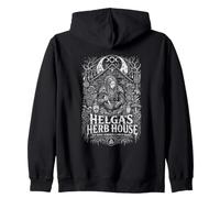 Helgas Herb House, Remedios nórdicos Antiguos, amuletos del Bosque Sudadera con Capucha