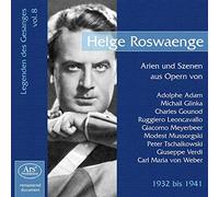 Helge Roswaenge - Helge rosvaenge, tenor (les chanteurs legendaires - volume 8) airs & scènes