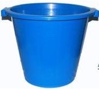 HELGUEFER - Barreño Grande 50 litros Alto | Palangana Plastico con Asas | Barreño Resistente y Duradero | Uso General en Hogar, Jardín o Industria | Diámetro 46,5cm x Alto 38cm