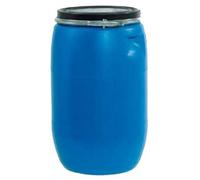 HELGUEFER - Bidon 120L Azul con Cierre Ballesta | Garrafa Plastico PEHD | Uso Alimentario y ADR | Bidón de Agua Óptimo, Fácil de Usar, Cierre Hermético | Garrafa Resistente y Apilable