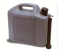 HELGUEFER - Bidon Gasolina 6L | Garrafa Gasolina PEHD con Vertedor | Deposito Resistente y de Calidad | Transporte y Almacenaje Seguro de Gasoil, Uso Profesional o Doméstico