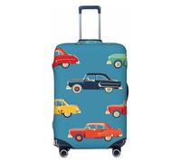 Helhappy Funda de equipaje de viaje, protector de maleta, diseño de caricaturas, lavable, elastano, elástica, 45,7 a 81,3 cm, Cars de dibujos animados, S