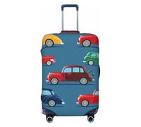 Helhappy Funda de equipaje de viaje, protector de maleta, diseño de dibujos animados, lavable, elastano, elástico, para equipaje, de 45,7 a 81,3 cm, Cars de dibujos animados, S