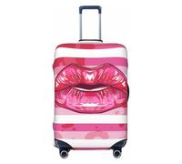 Helhappy Funda de equipaje de viaje, protector de maleta, diseño de medusas oceánicas, tema marino marino, lavable, lavable, elástico, funda de equipaje de 45,7 a 81,3 cm, Labios sexy, M