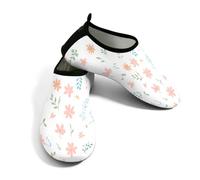 Helhappy Water Shoes - Calcetines acuáticos de secado rápido para hombre y mujer, Fragmentos florales rosados, 40/40.5 EU