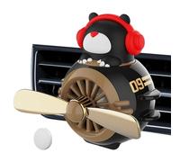 Hélice Air Ambderher, Lindo Bear Pilot Car Diffuser Rotating Propeller | Amorizador de aire de aire Aire Air Menaje de ventilación Aromaterapia Adorno Automotriz Automotive Autom Autom Autor para auto