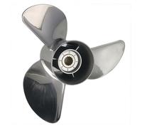 Hélice de Acero Inoxidable de fundición de precisión de Alta Resistencia Compatible con Yamaha de 50 a 130 HP(13X17-K L Reverse)