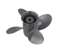 Hélice de barco de aluminio de 4 cuchillas para motores fueraborda Honda de 8 HP a 20 HP con diámetro de 9.25 pulgadas y paso de 10 pulgadas