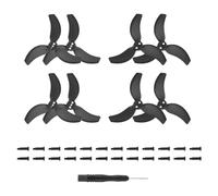 Hélice de dron para DJI Avata, 2 cuchillas de hélice coloridas, ala de hélice ligera para Avata2 (negro, 4 pares)