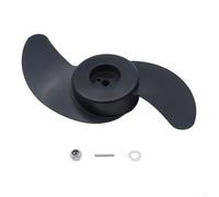 Hélice de motor fueraborda para 11.8 kg, 13.6 kg, 18.1 kg, 21.8 kg, 26.3 kg, 39.0 kg Prop de empuje de arrastre de 2 cuchillas Hélice de plástico antienredos (48 libras)