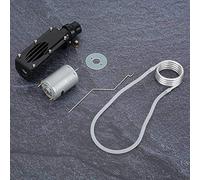Hélice de Pulverización de Bomba de Chorro de Agua de Motor 380 para Accesorios de Barco RC Plástico Negro 7,2 V 6-12V (Black)