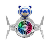 Hélice de ventilador de aire para automóviles, diseño de oso difusor de clip de viento, 2.87 x 2.72 x 2.24 pulgadas Dispensador de fragancias con deslizadores de reemplazables para furgonetas y