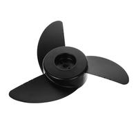 Hélice Eléctrica para Motor de Barco 12v Propulsión Ruido, Hélice de Plástico Negro para Embarcaciones y Pontones de Pesca