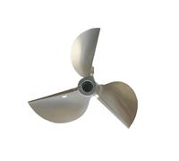 Hélice for Barco RC, 67 mm/69 mm, 3 Palas CNC de Carreras con Paso de 1,7, Aluminio 7075, Orificio for Eje de 6,35 mm, rotación a la Izquierda (Sentido antihorario), 1 Pieza(67mm)